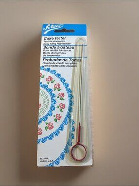 Vintage Ateco #1445 Cake Tester- 1 pack Red Made in USA New Sealed Package
